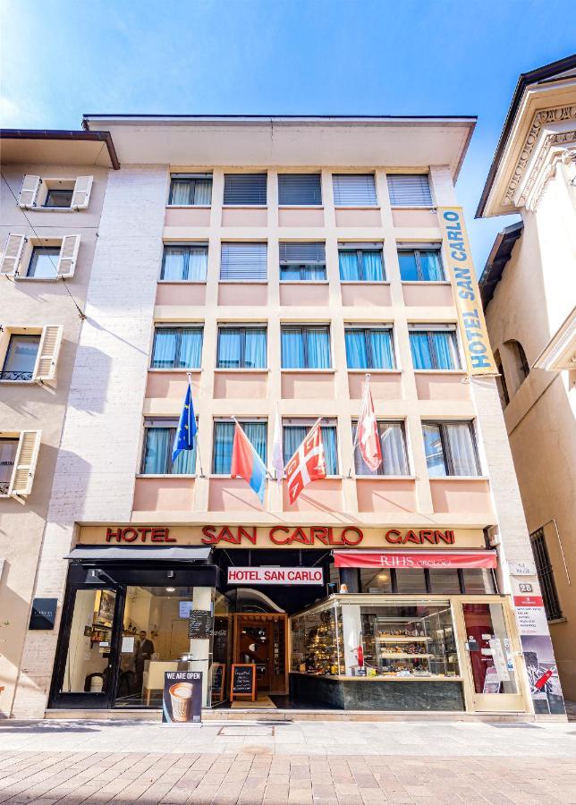 圣卡罗卡尼酒店 盧加諾 外观 照片